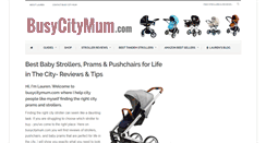 Desktop Screenshot of busycitymum.com